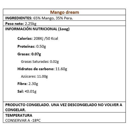 MANGO DREAM 15*150gr