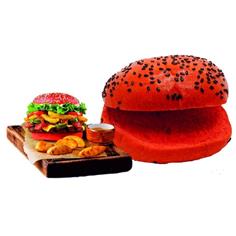 PAN BURGUER (ROJO) BEETROOT 28UDES. 14 PAQ.