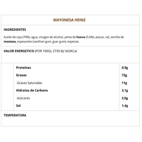 MAYONESA HEINZ 10ML X 200UDES.