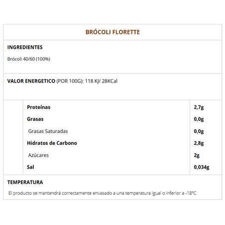 BROCOLIS FLORETE 40/60