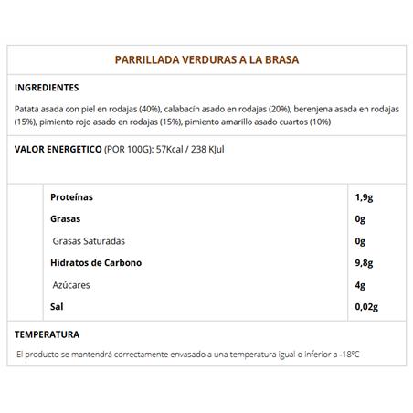 PARRILLADA VERDURAS A LA BRASA
