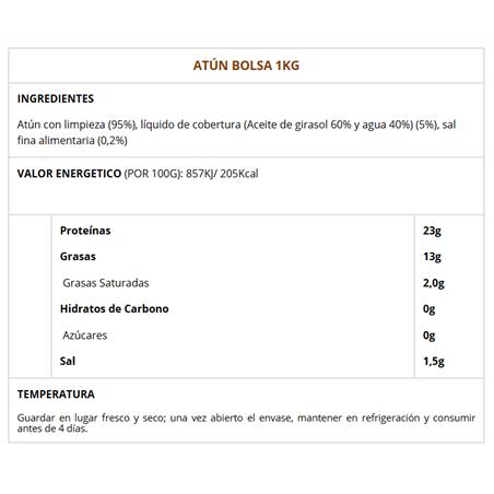 ATUN BOLSA 1KG T 16BL/CJ*