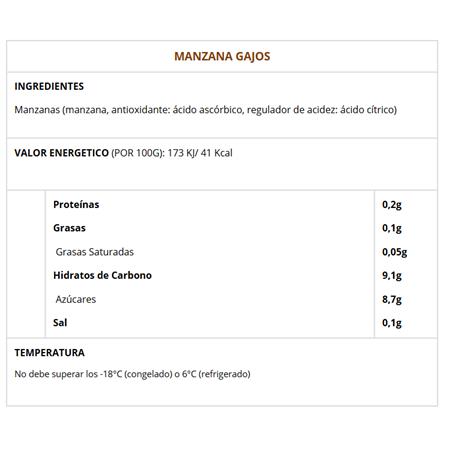 MANZANA GAJOS 4*2,5KG
