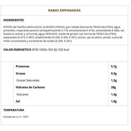 RABAS EMPANADAS 6x1KG