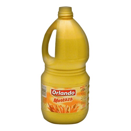 ORL MOSTAZA BOTELLA 1,8KG x 6UDES.