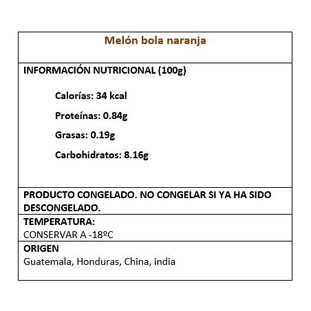 MELON BOLA NARANJA