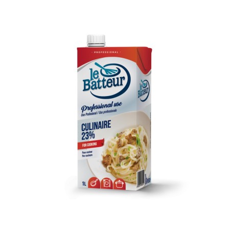 NATA BATTEUR CULINARE 23% 1LT S/AZUCAR.