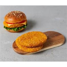 HAMBURGUESA DE POLLO EMPANADO CORNFLAKES 100Gx10UDSx 5BLxCJ