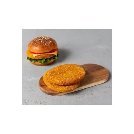 HAMBURGUESA DE POLLO EMPANADO CORNFLAKES 100Gx10UDSx 5BLxCJ
