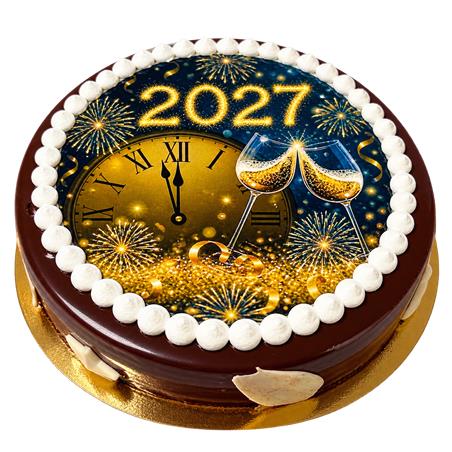 TARTA CHOCOLATE MANGO - OBLEA FIN DE AÑO 2,15KG +/- X 2UN X CJ